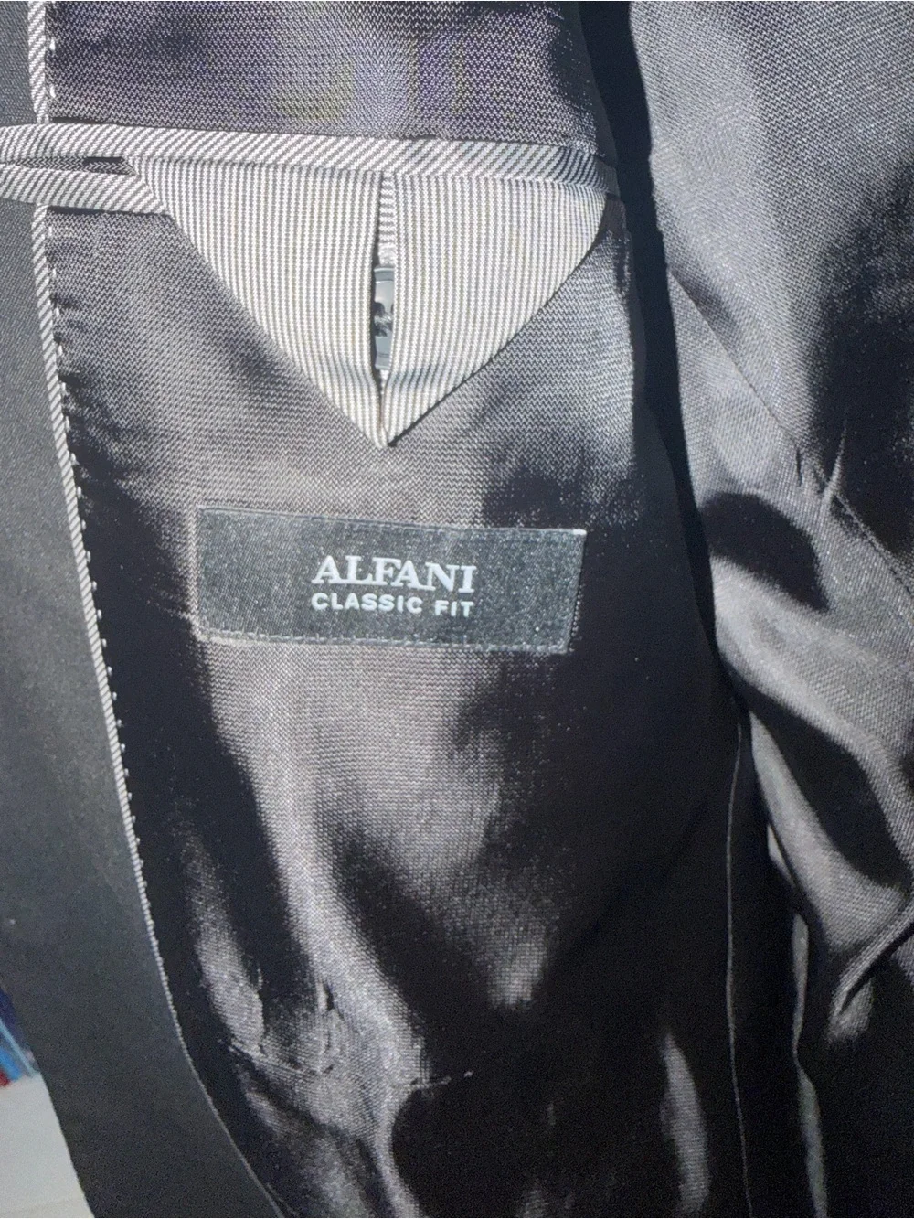 Alfani Black Men's Two-Button Blazer